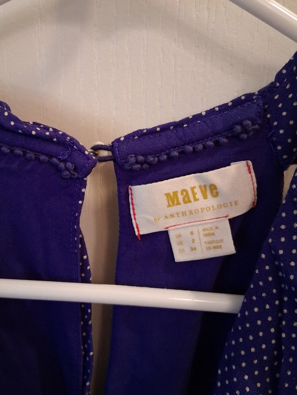 MAEVE BY ANTHROPOLOGIE POLKA DOT JUMPSUIT